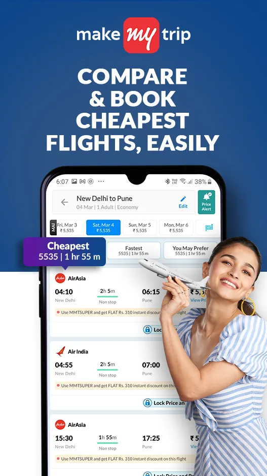 MakeMyTrip Hotels, Flight, Bus | Indus Appstore | Screenshot