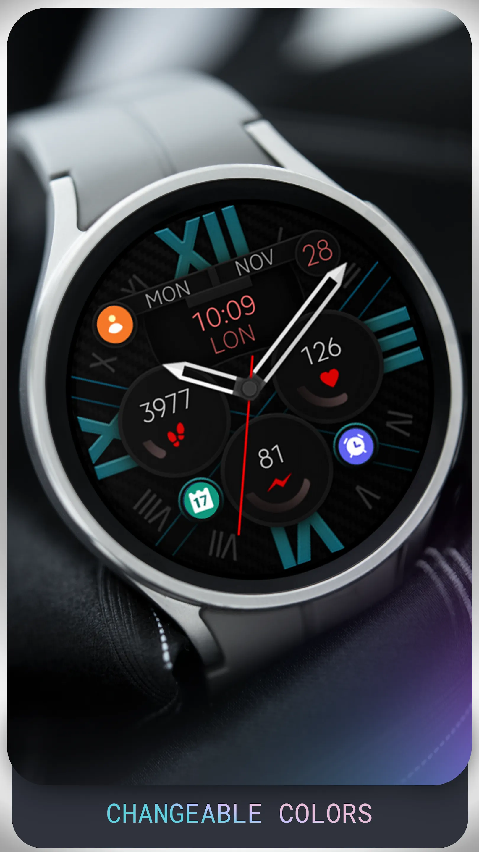 Dream 43 analog watch face | Indus Appstore | Screenshot