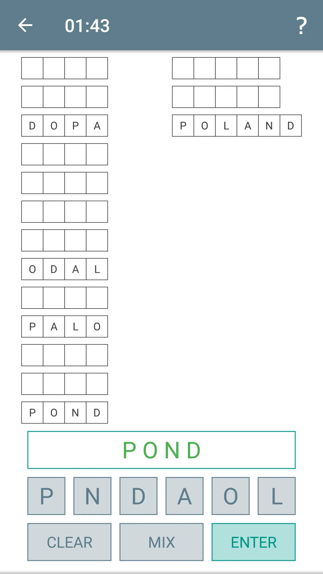 Anagram - Classic Puzzle Game | Indus Appstore | Screenshot