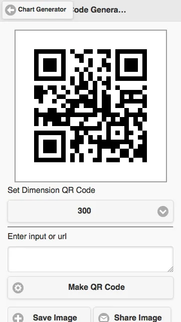 Chart & QR Code Generator | Indus Appstore | Screenshot