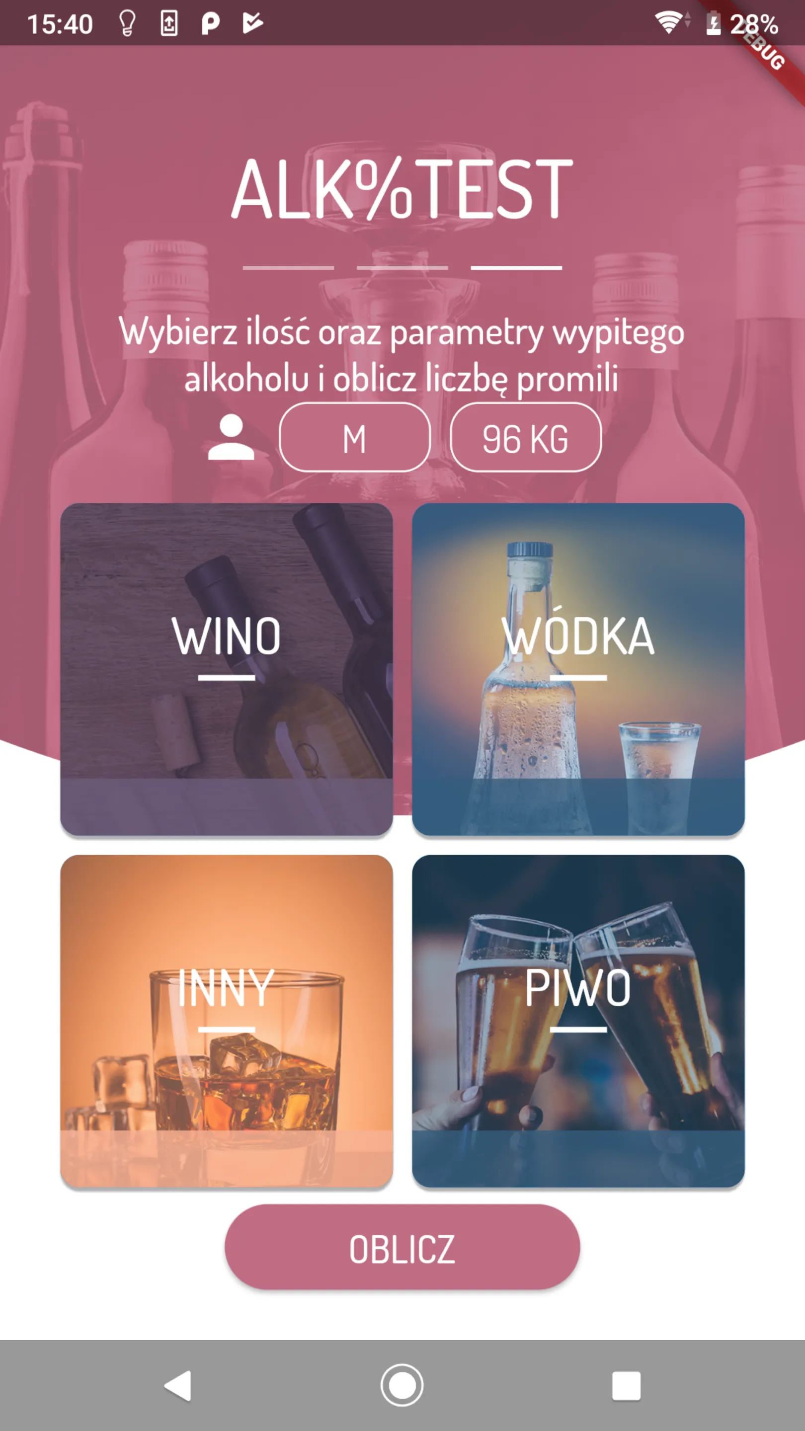 AlkoTest - bądź świadomy | Indus Appstore | Screenshot