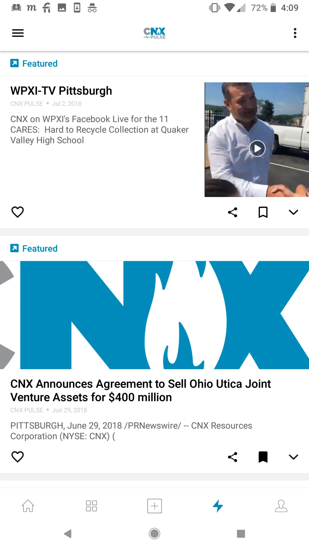 CNX Pulse | Indus Appstore | Screenshot