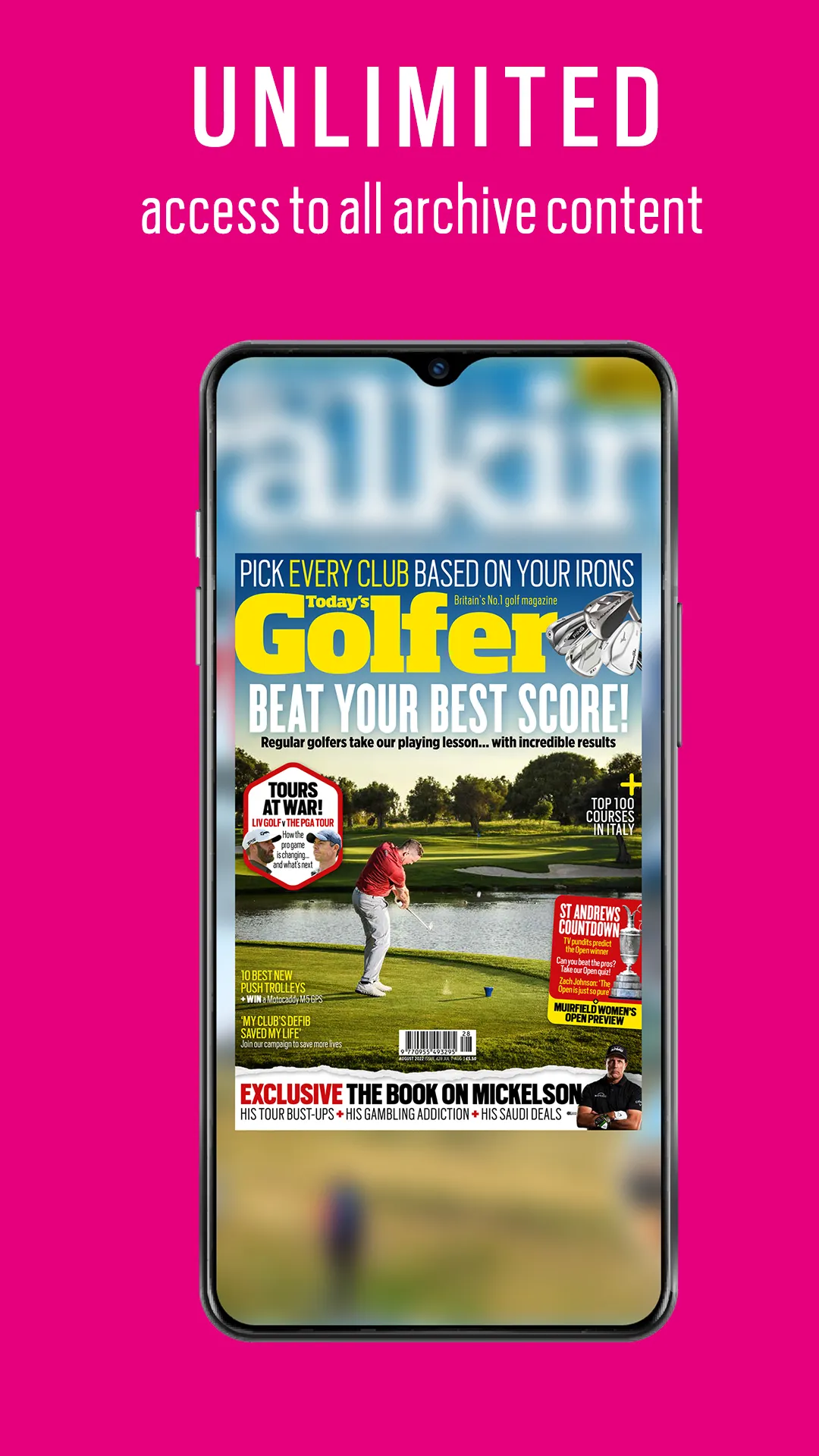 Today's Golfer Magazine | Indus Appstore | Screenshot