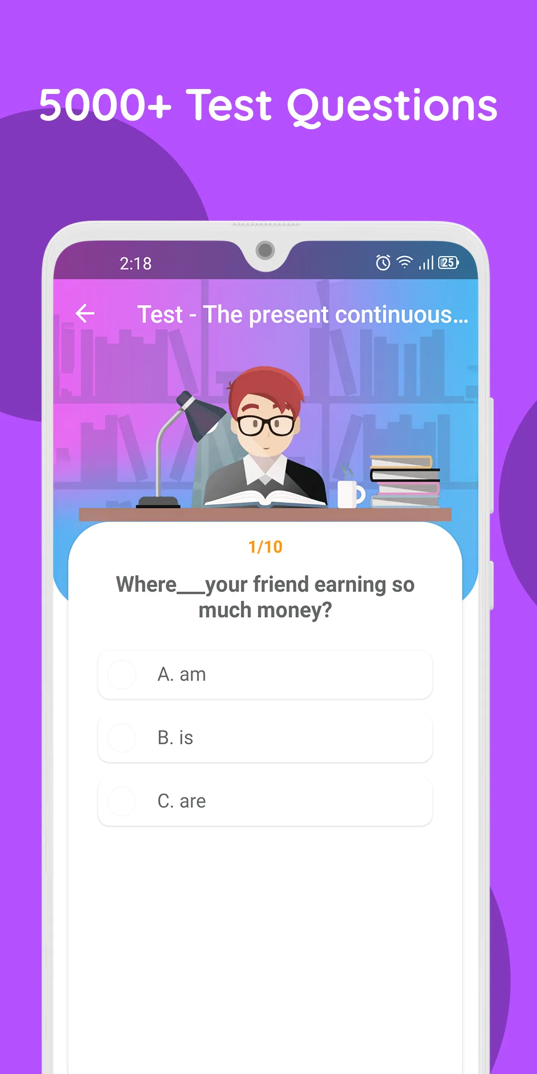 English Grammar Test | Indus Appstore | Screenshot