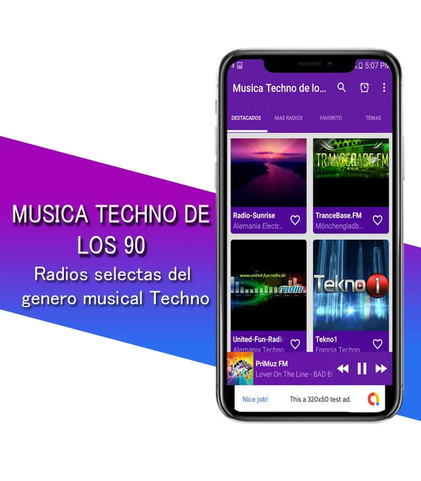 Music Techno delos 90 | Indus Appstore | Screenshot