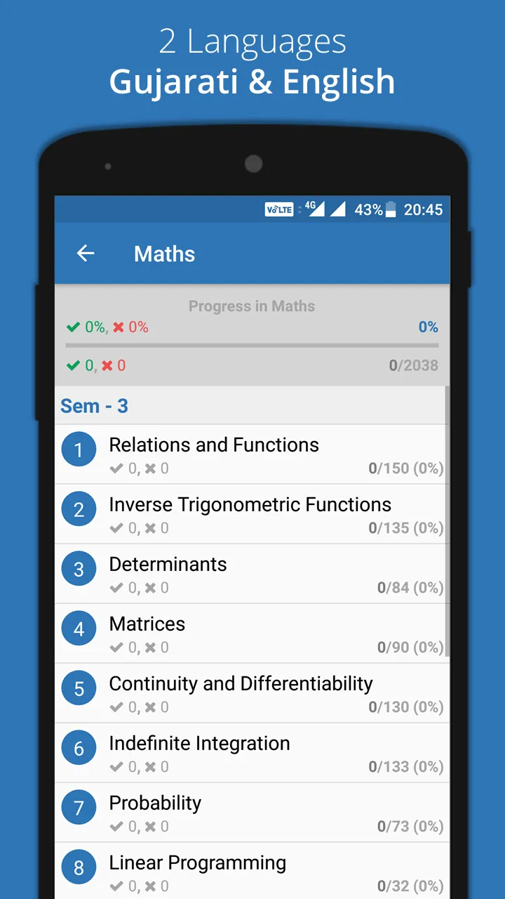 GUJCET MCQ 2024 Group-A | Indus Appstore | Screenshot