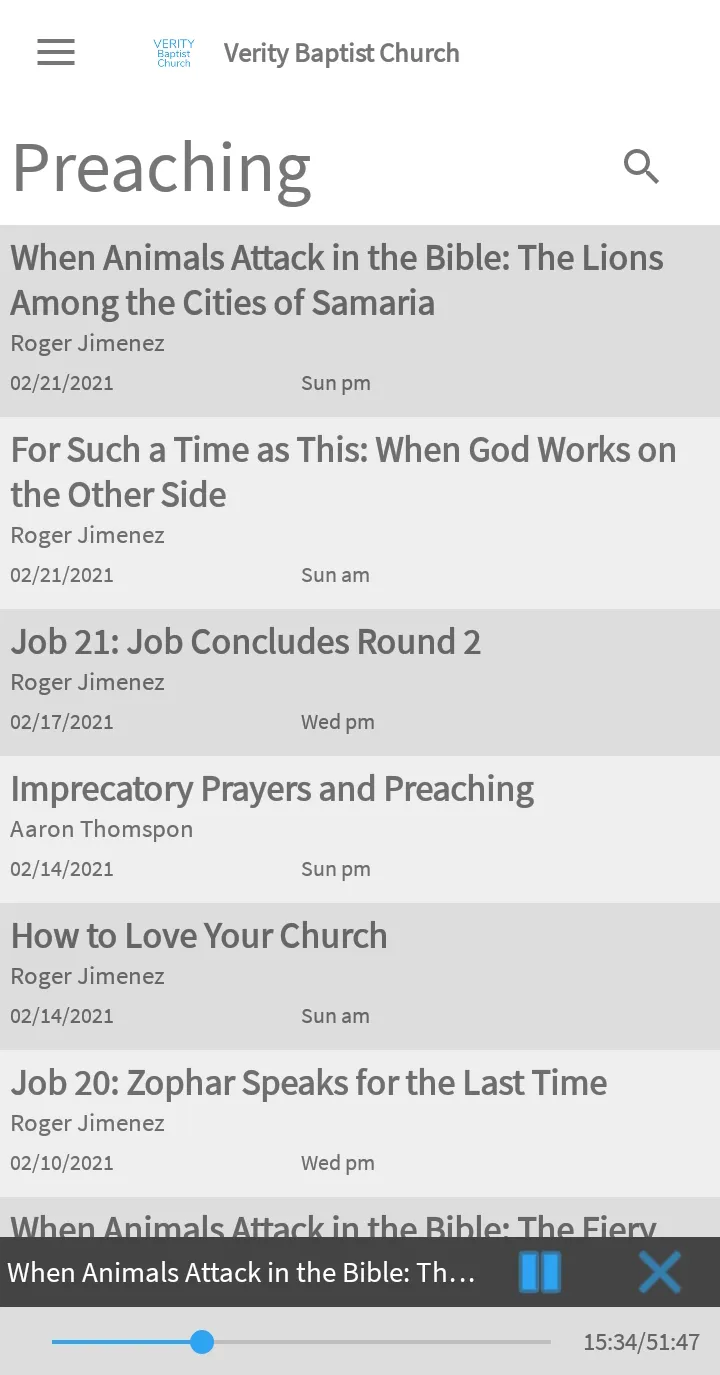 Verity Baptist Church Manila | Indus Appstore | Screenshot