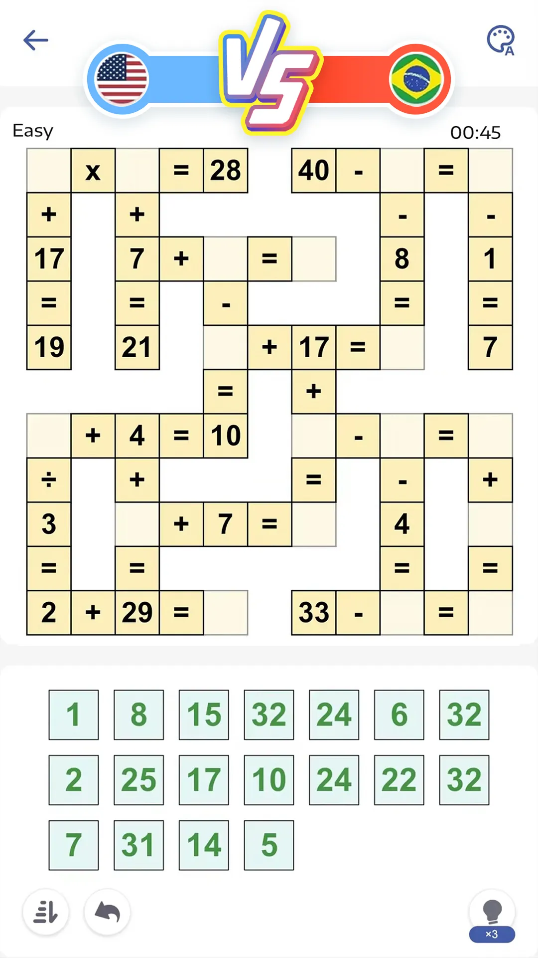 Crossmath - Math Puzzle Games | Indus Appstore | Screenshot