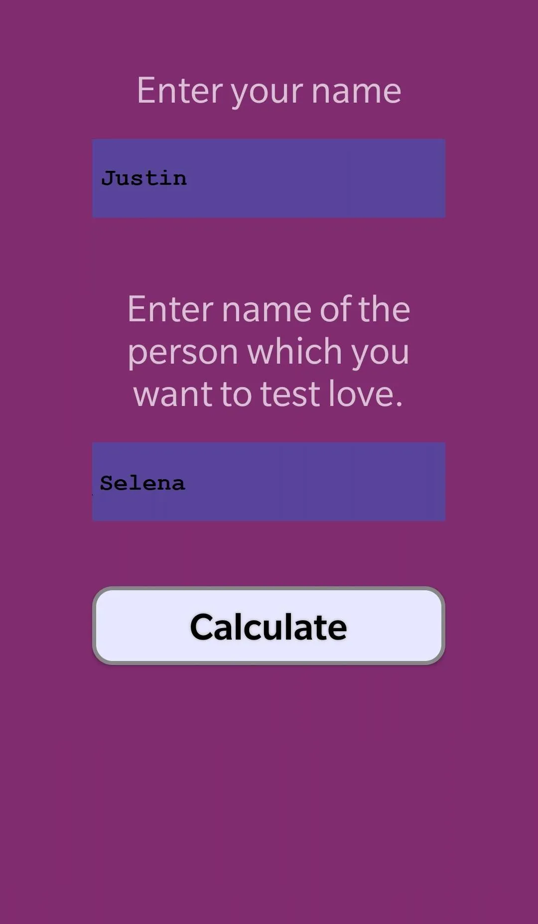 Who loves you most? Love Test | Indus Appstore | Screenshot