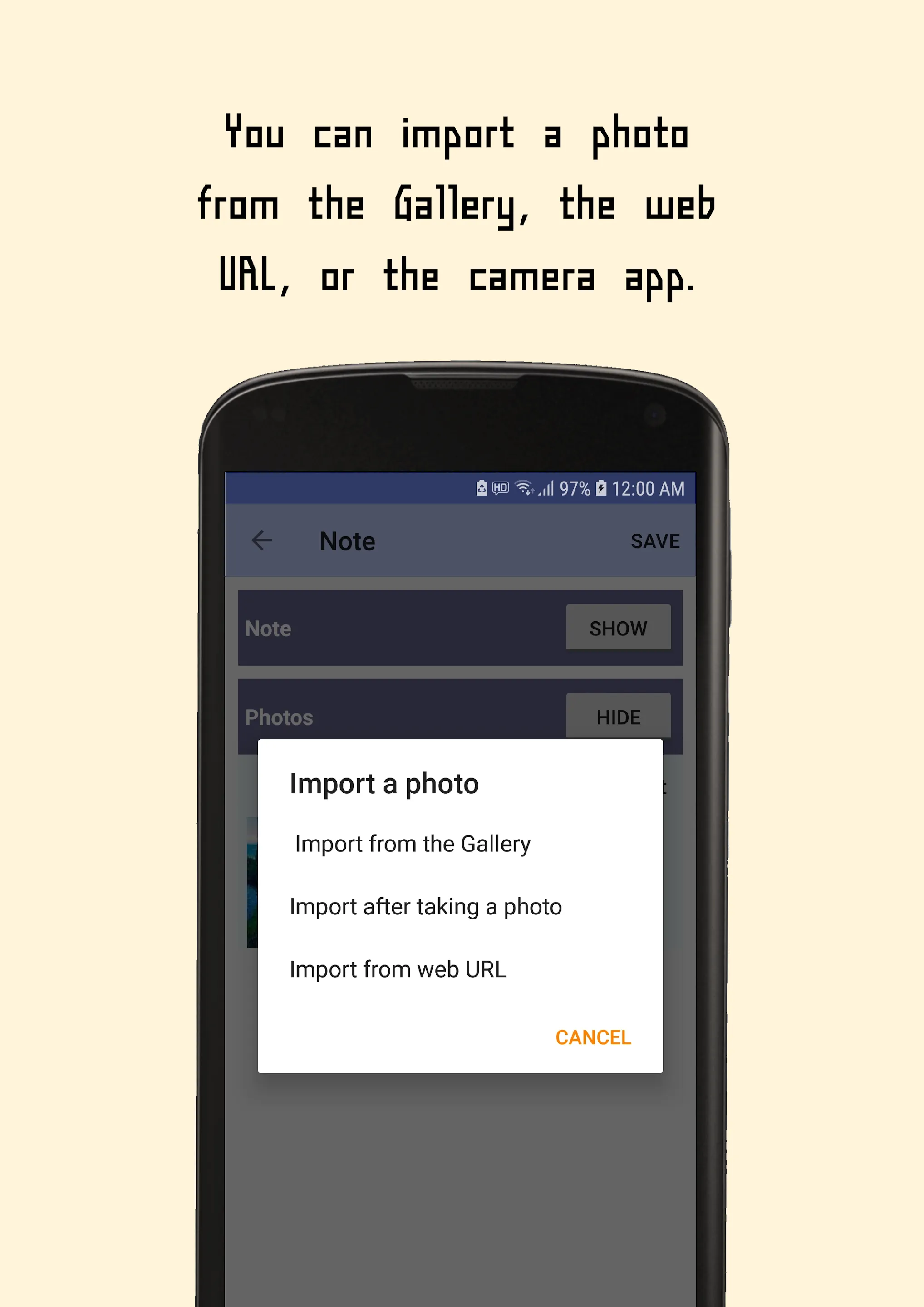 Quick Note - A simple photo at | Indus Appstore | Screenshot