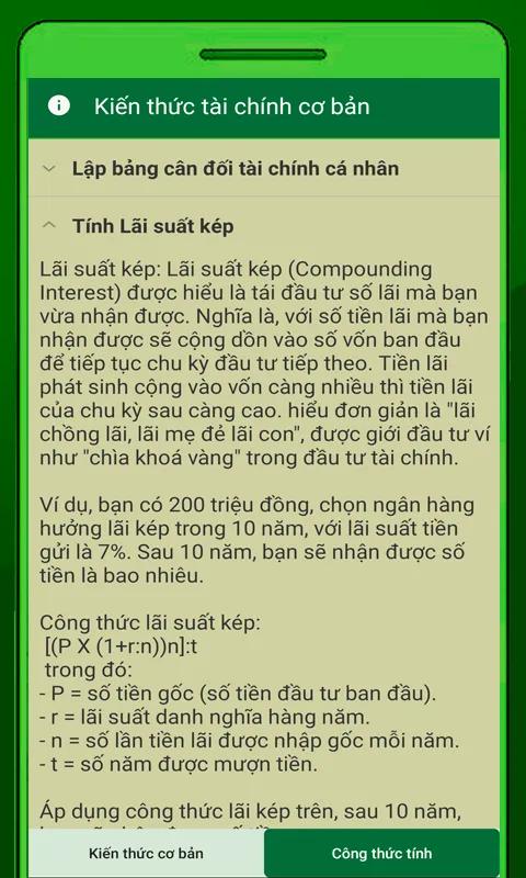 Kiến Thức Tài Chính | Indus Appstore | Screenshot