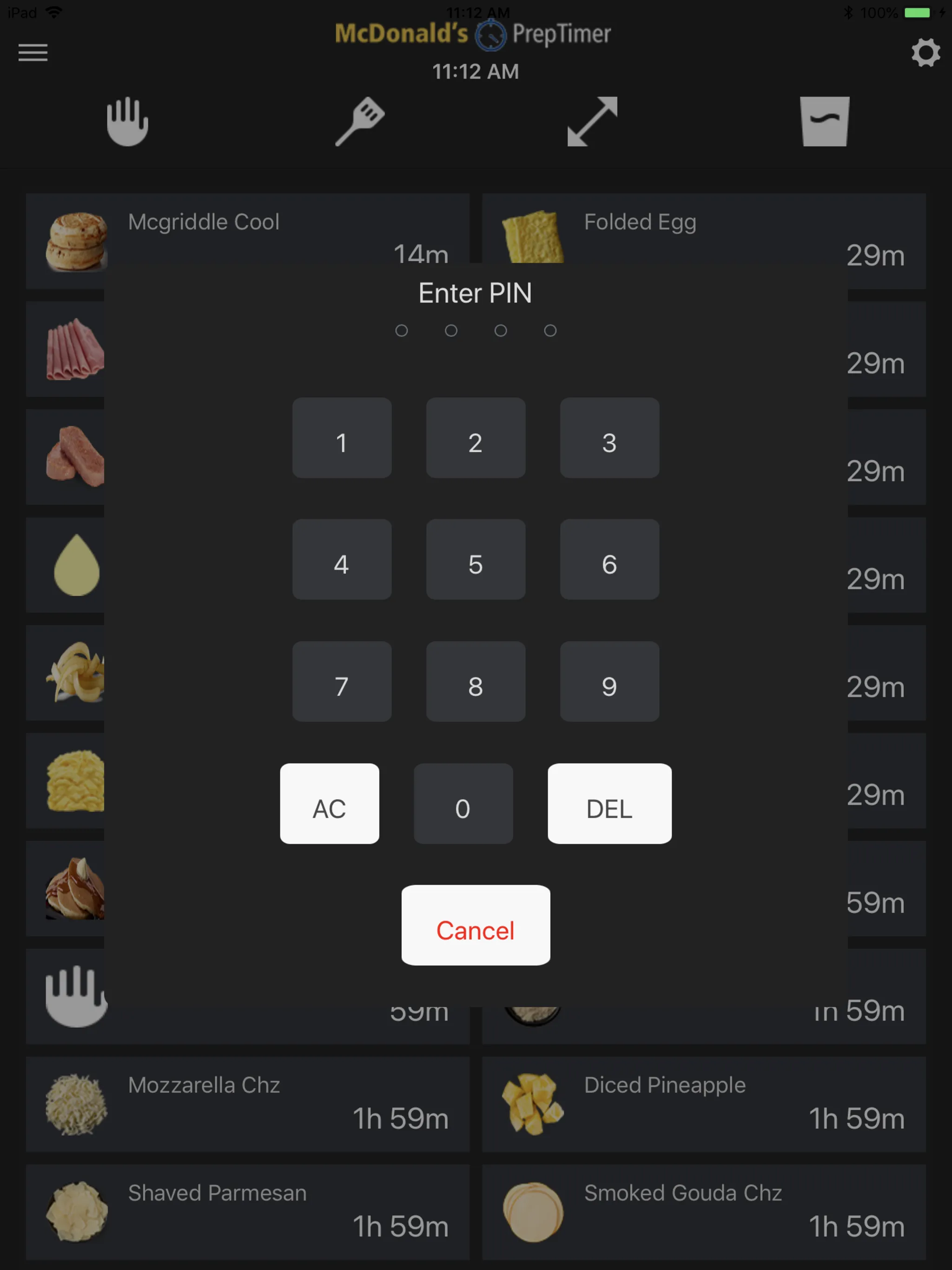 McDonalds Prep Timer | Indus Appstore | Screenshot