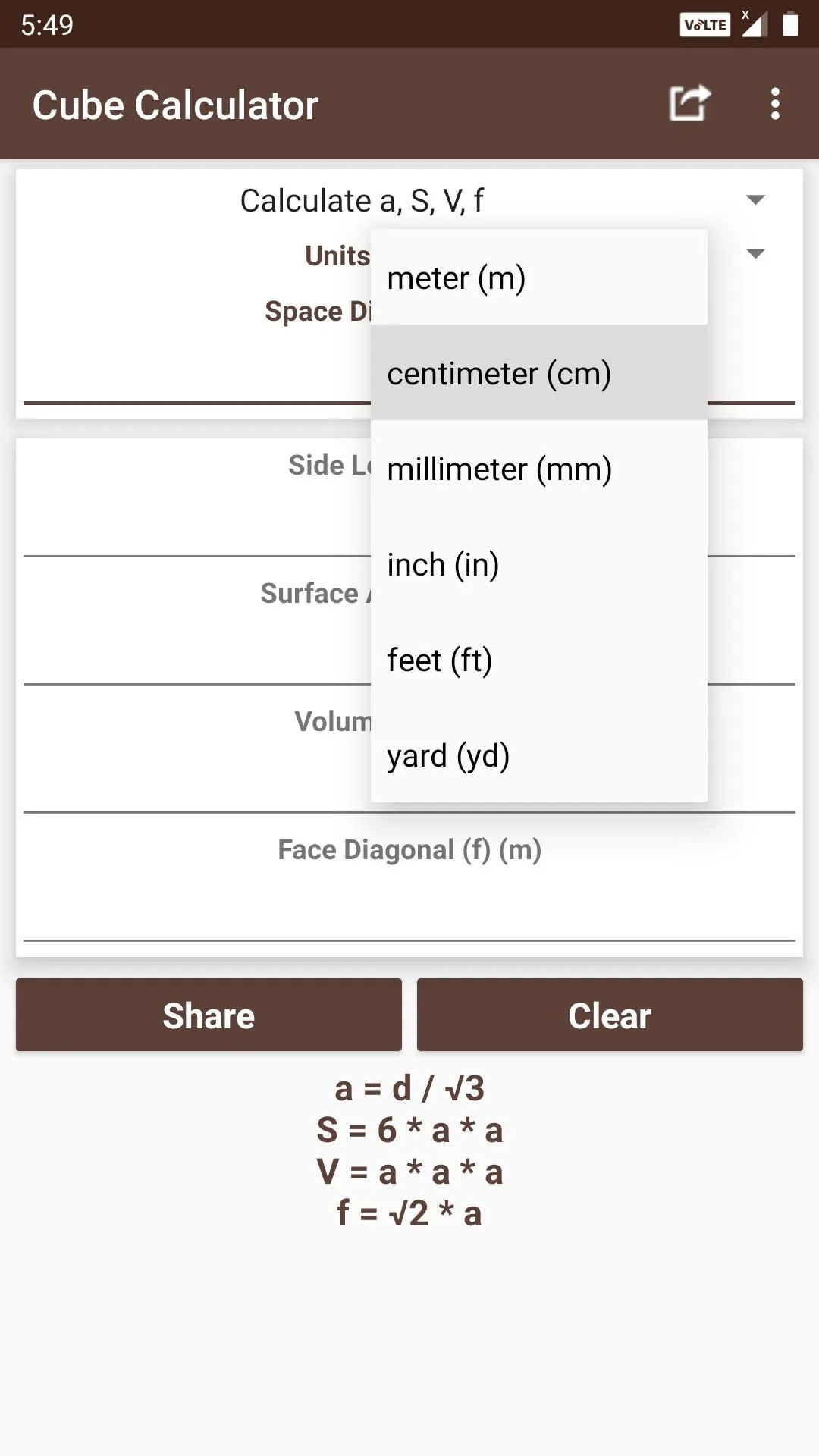 Cube Calculator | Indus Appstore | Screenshot