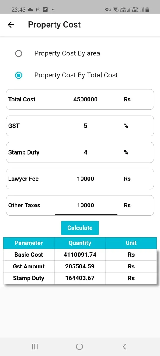 Real Estate Calculator | Indus Appstore | Screenshot