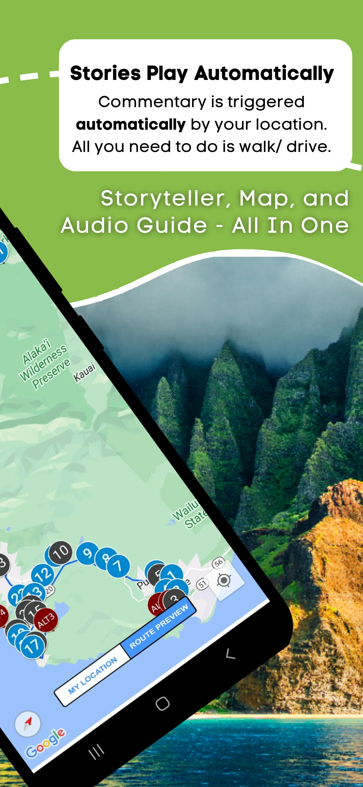 Kauai Hawaii Audio Tour Guide | Indus Appstore | Screenshot