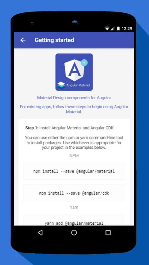 Angular Material Design | Indus Appstore | Screenshot