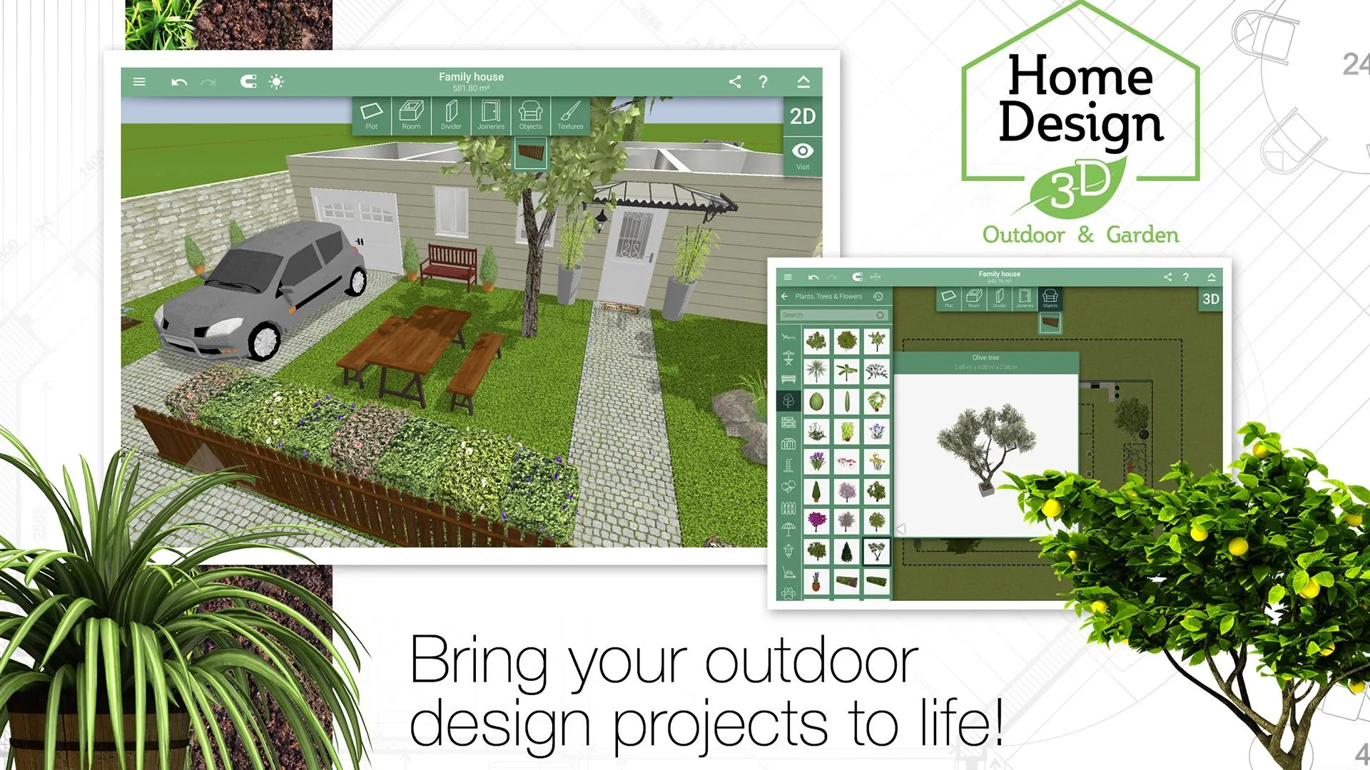 Home Design 3D Outdoor/Garden | Indus Appstore | Screenshot