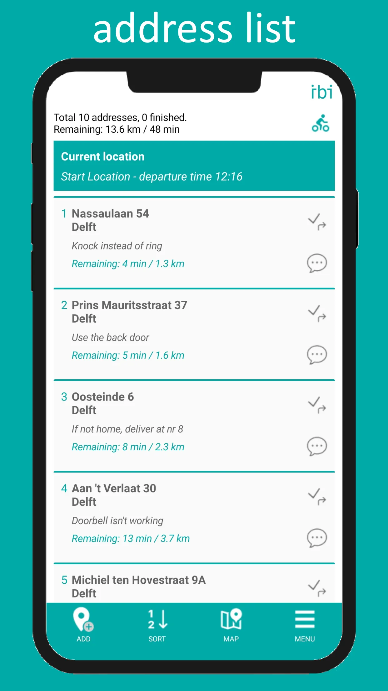 IBI - delivery route planner | Indus Appstore | Screenshot