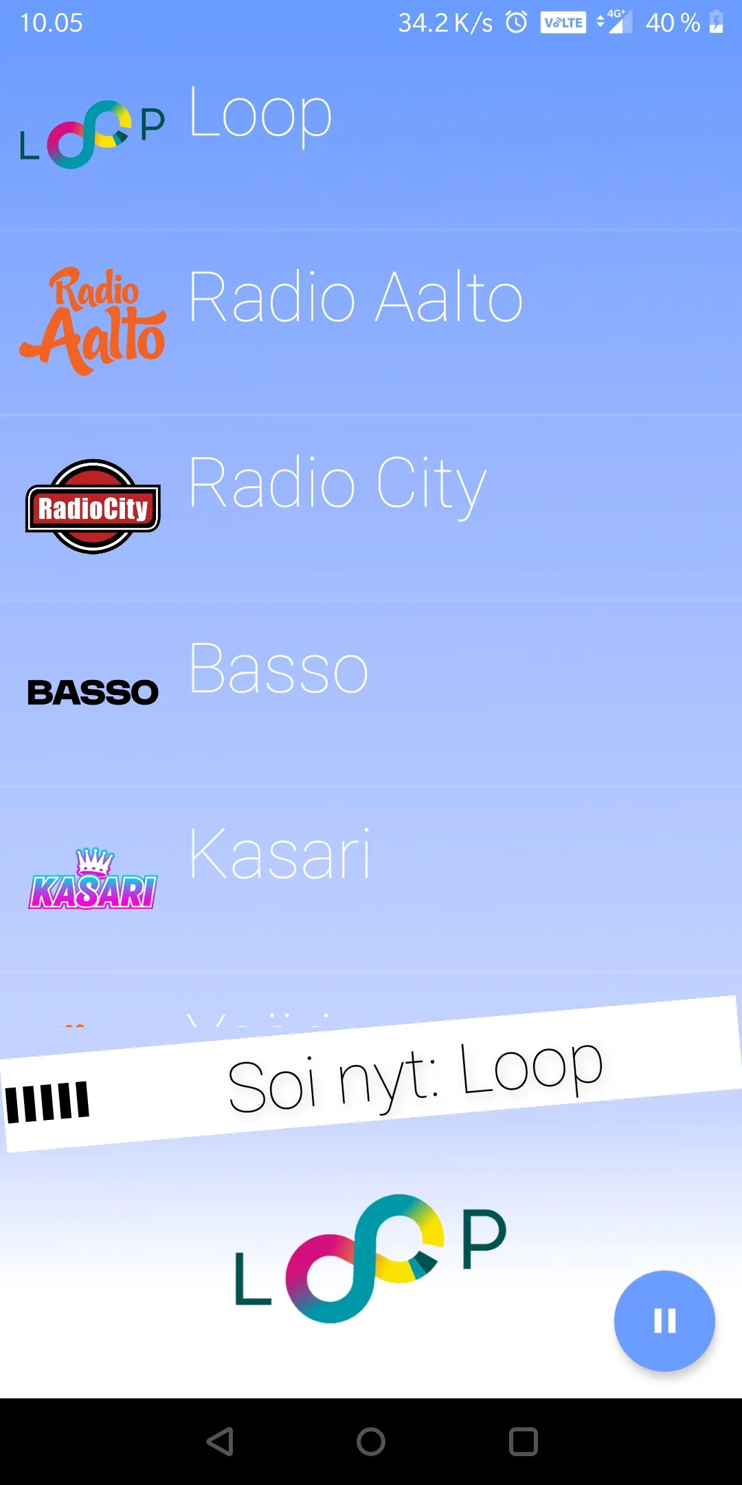 Radiosoitin | Indus Appstore | Screenshot