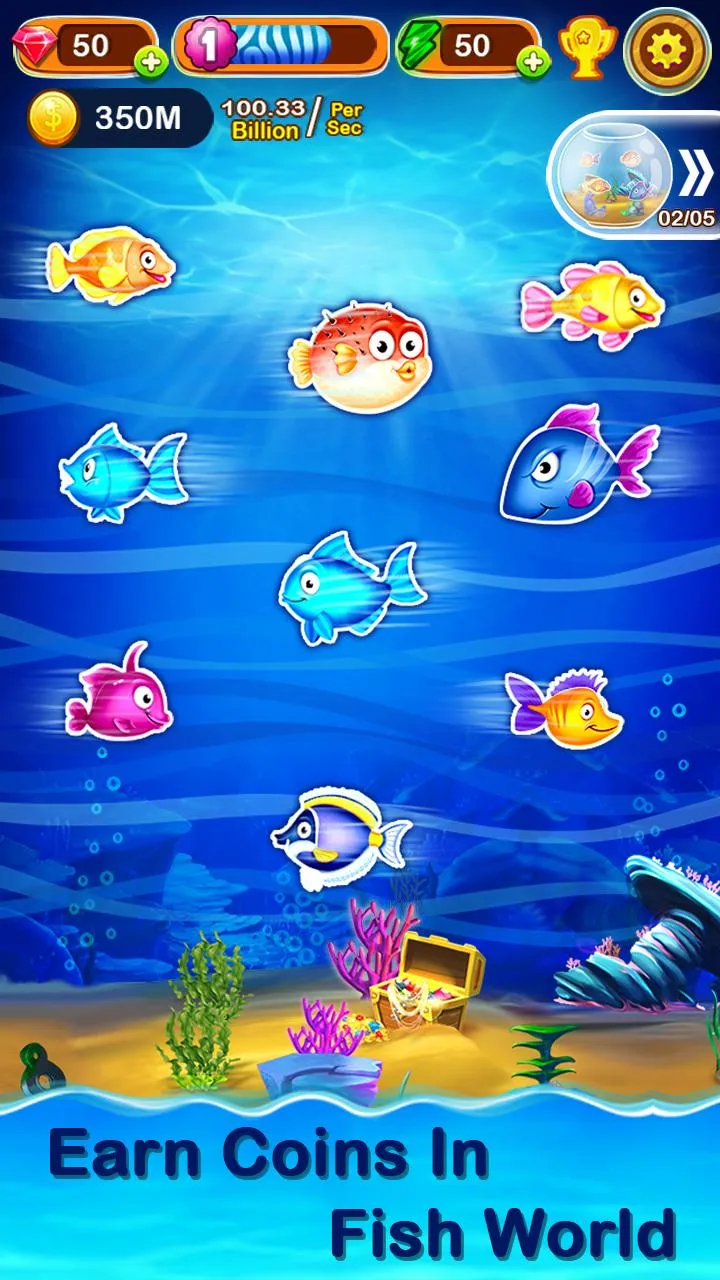 Merge Fish Evolution Games | Indus Appstore | Screenshot