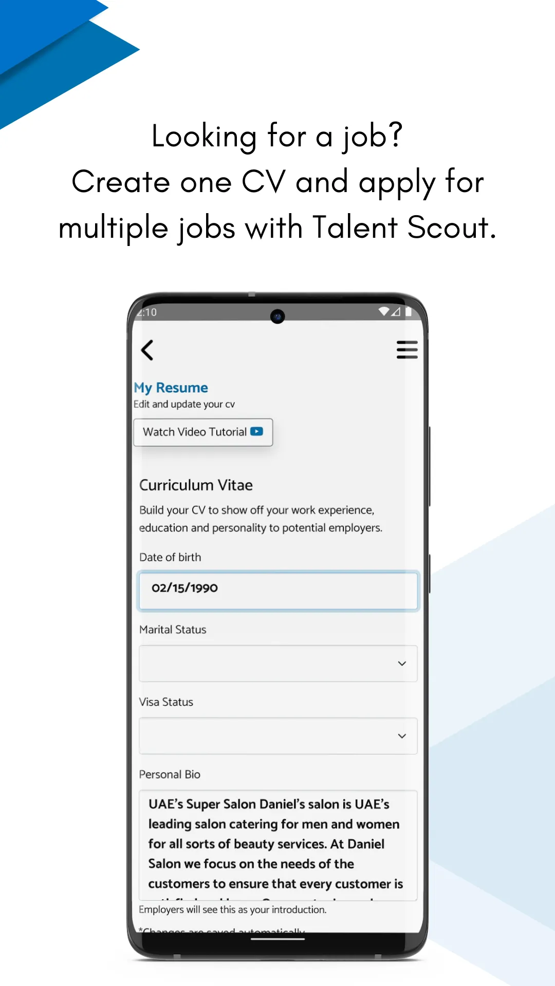 JustPro Jobseeker | Indus Appstore | Screenshot