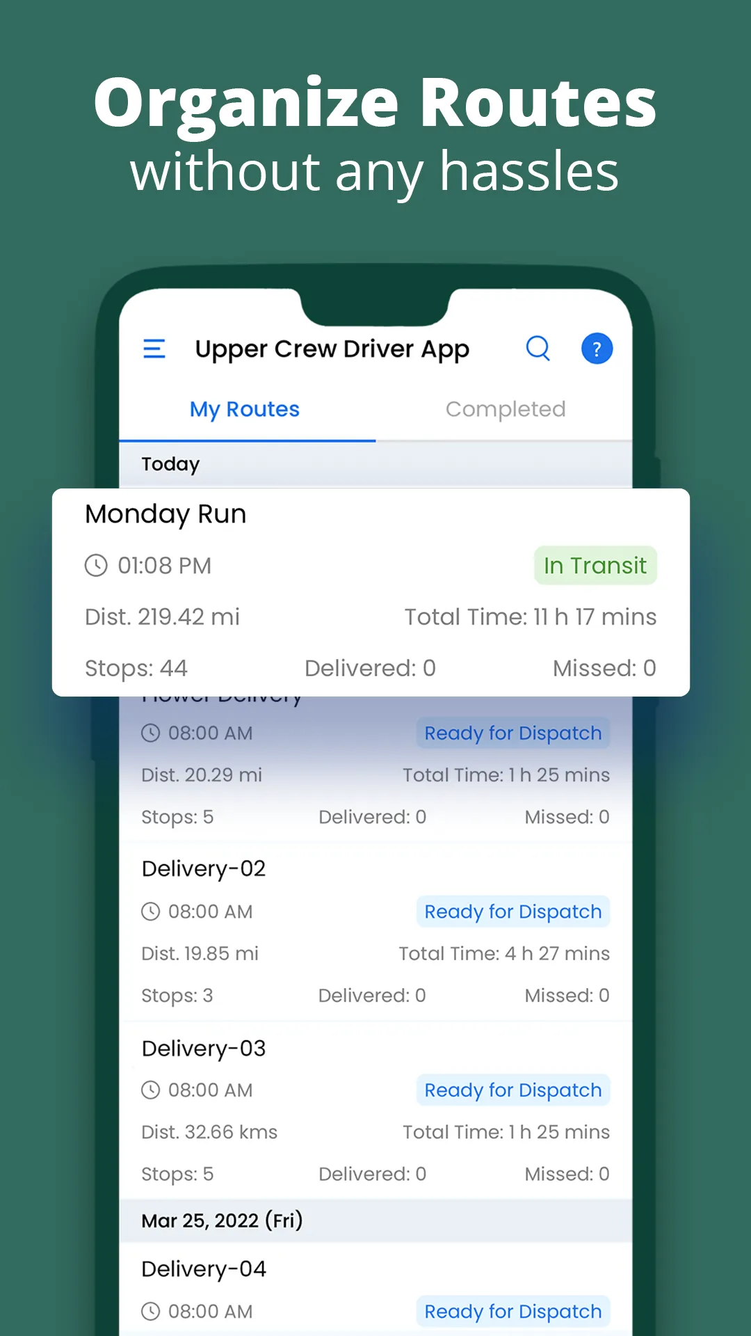 Delivery Route Planner - Upper | Indus Appstore | Screenshot