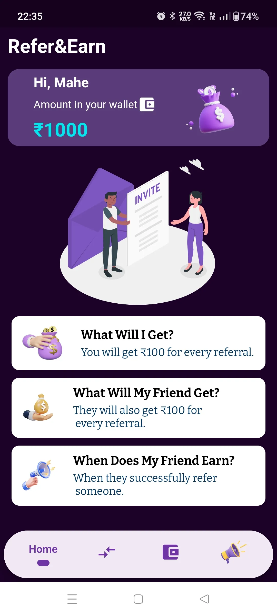 Refer & Earn | Indus Appstore | Screenshot