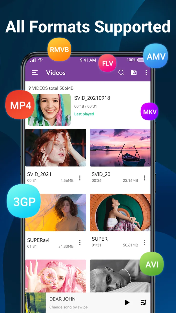 HD Video Player All Format | Indus Appstore | Screenshot