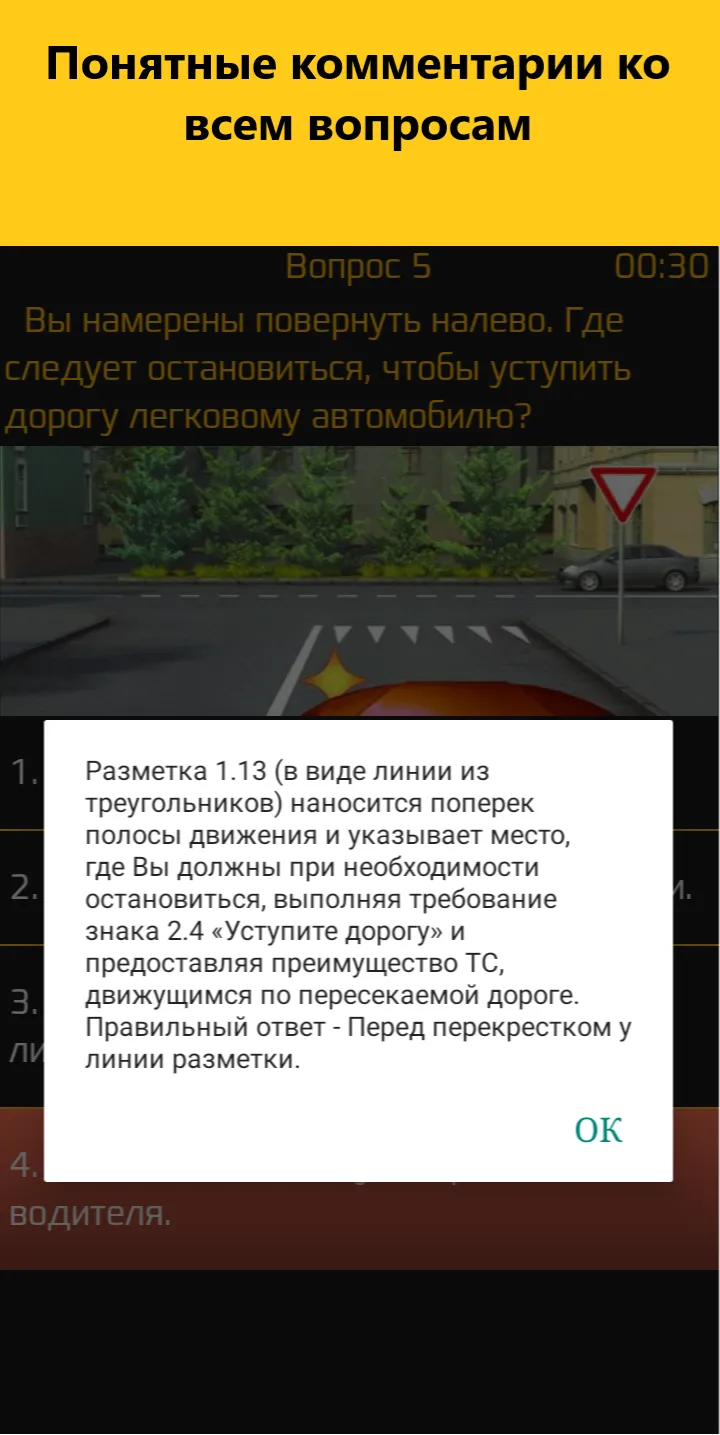 Билеты ПДД 2023 Экзамен ГИБДД | Indus Appstore | Screenshot