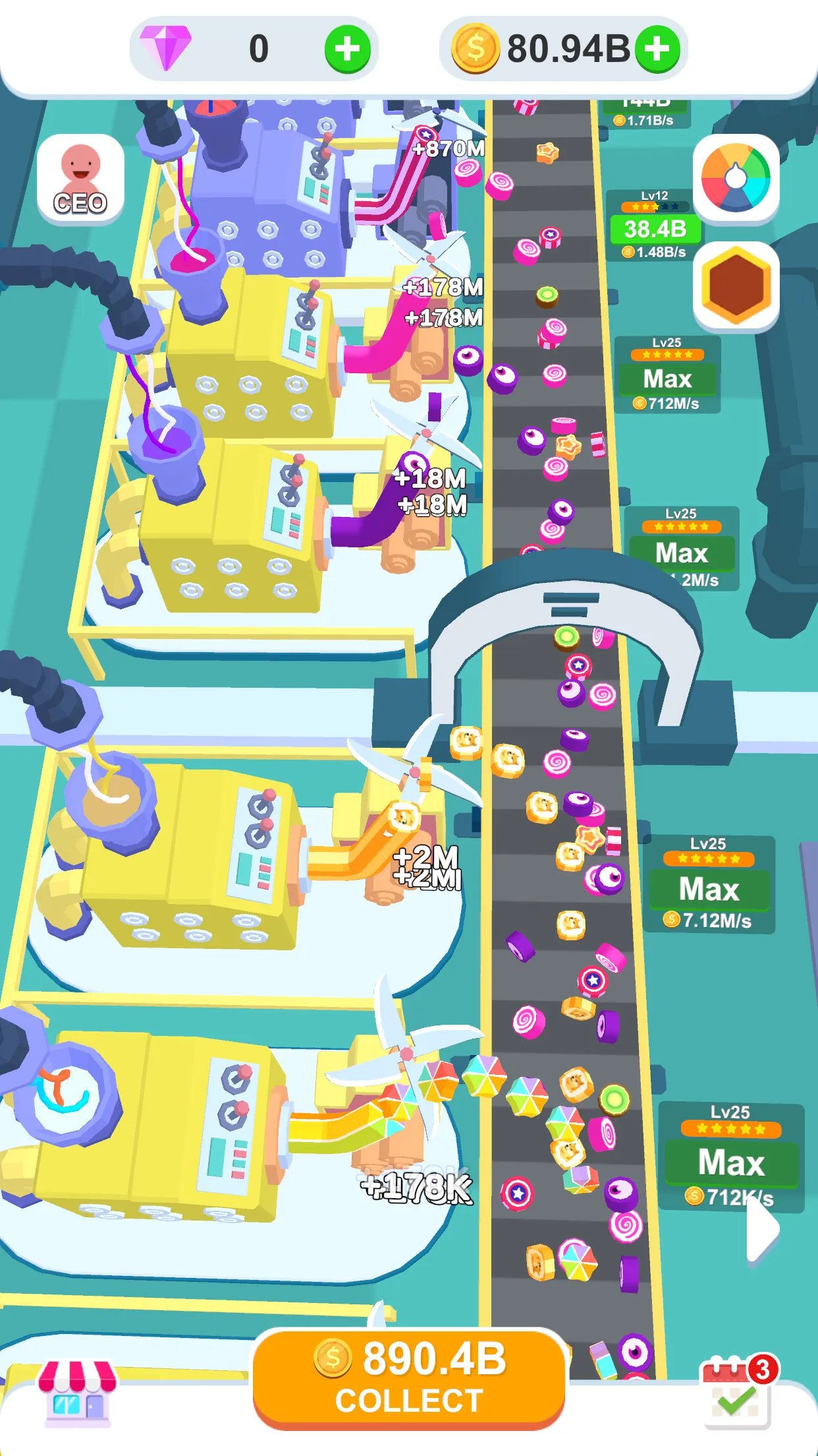 Idle Candy Factory | Indus Appstore | Screenshot