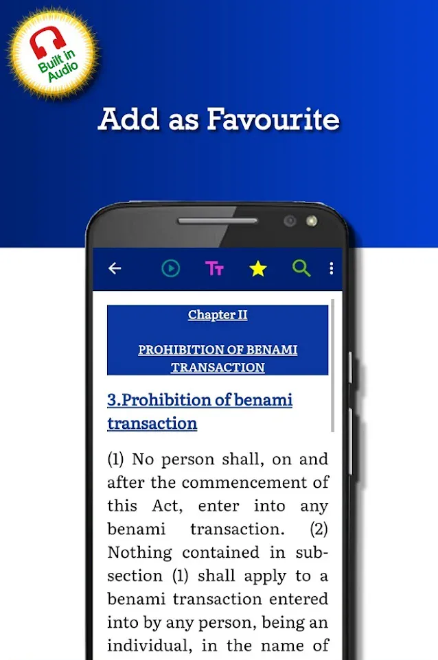 Benami Transactions Act 1988 | Indus Appstore | Screenshot