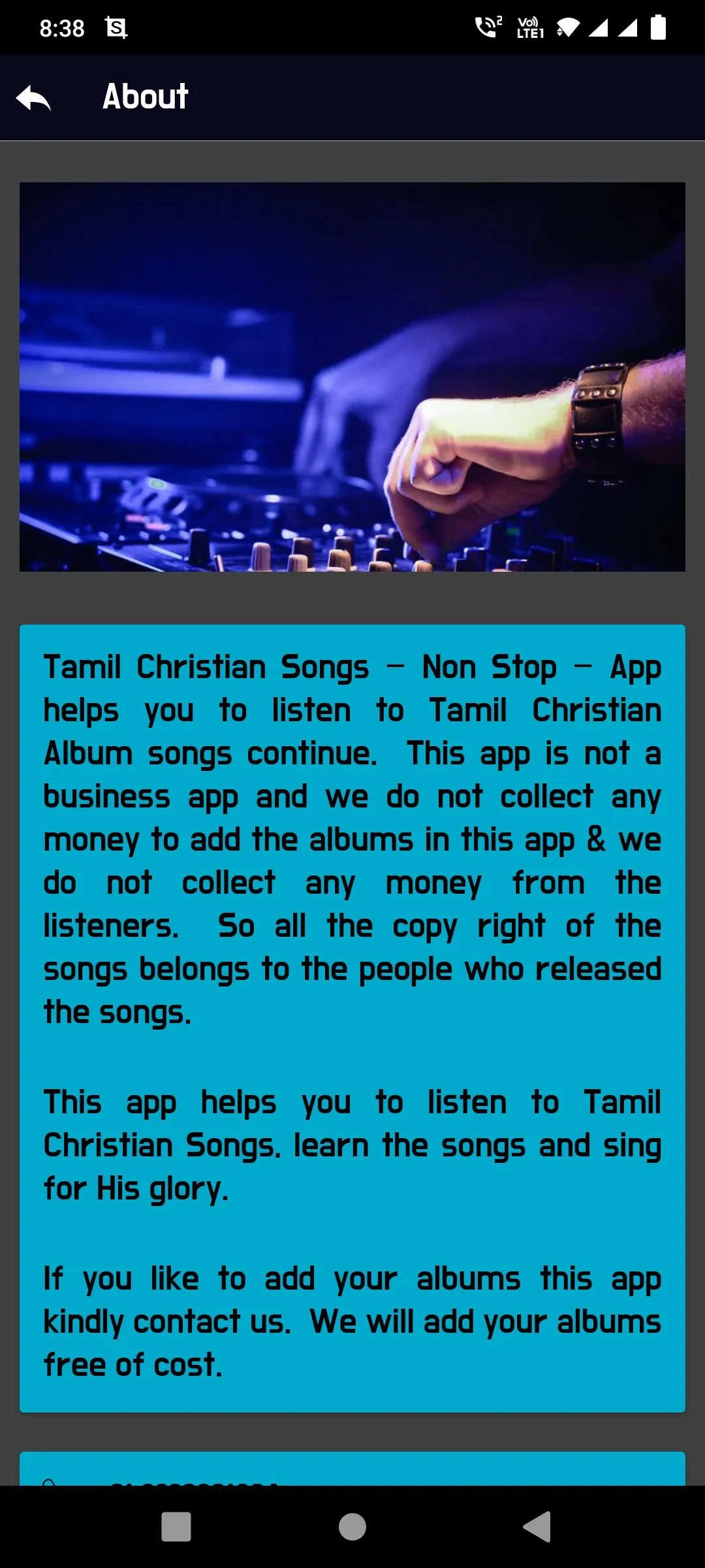 Tamil Christian Songs | Indus Appstore | Screenshot