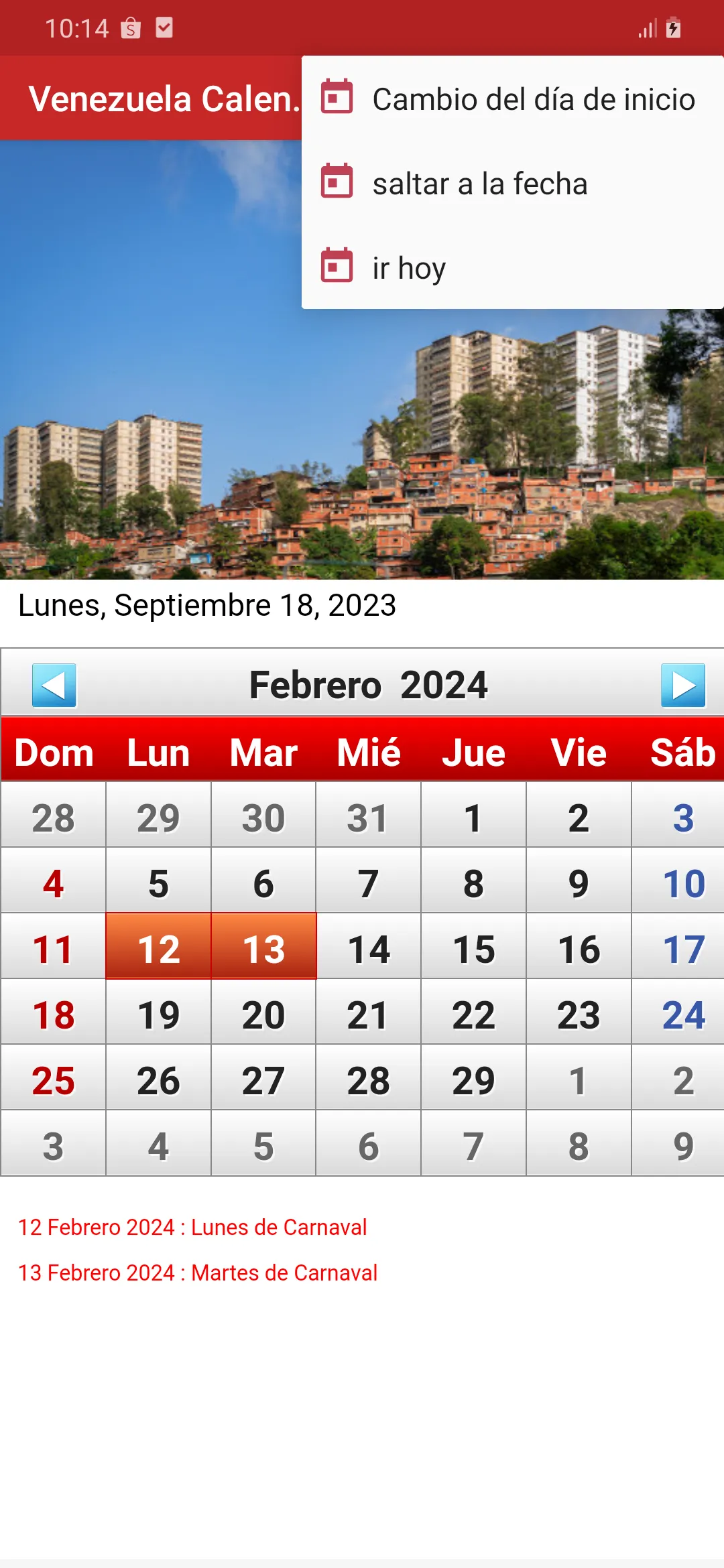 Venezuela Calendario 2024 | Indus Appstore | Screenshot