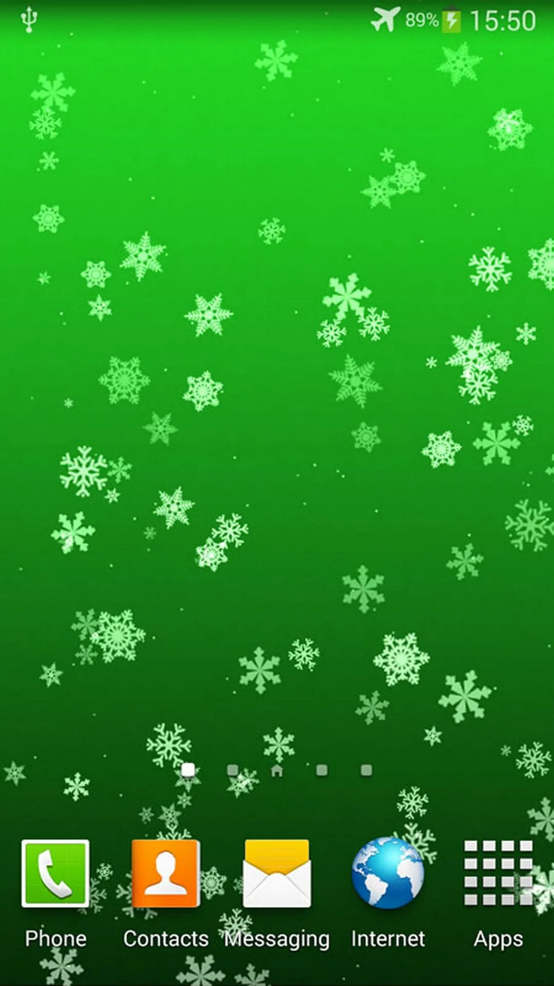 Snowflake Live Wallpaper | Indus Appstore | Screenshot