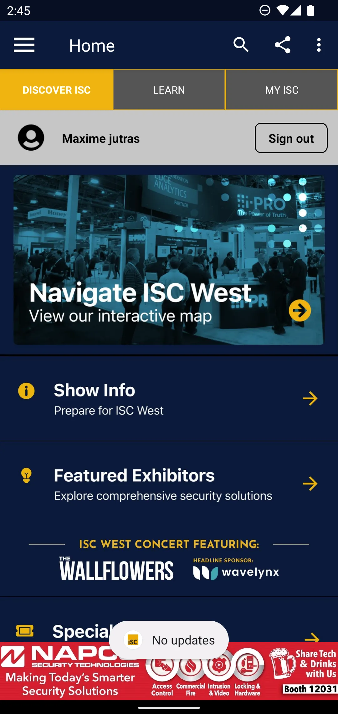 ISC West | Indus Appstore | Screenshot