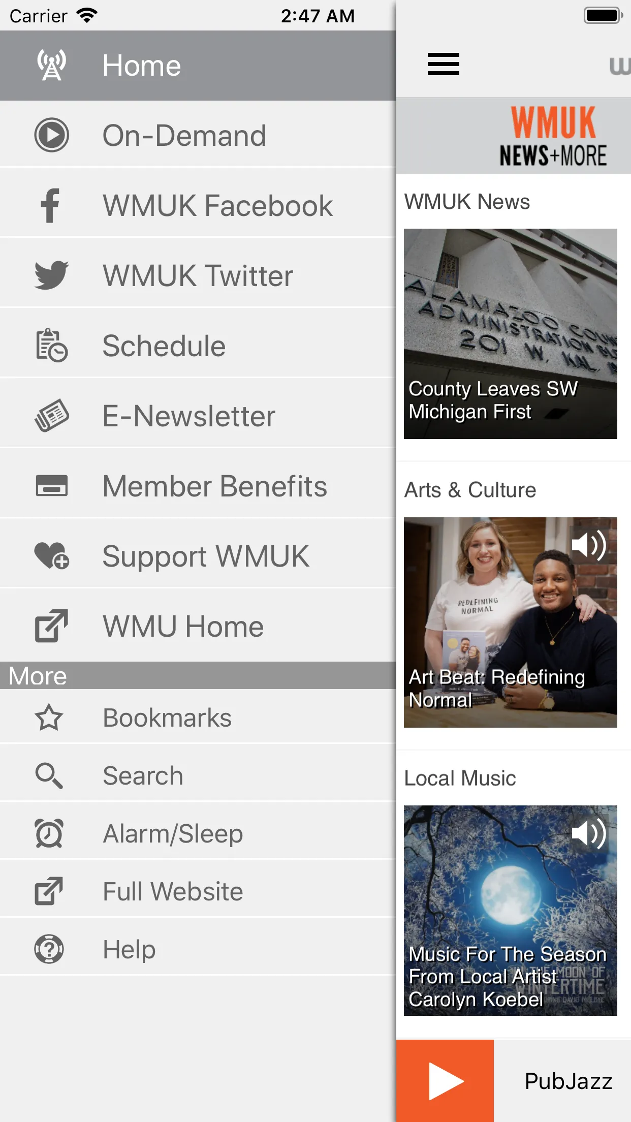 WMUK Public Radio App | Indus Appstore | Screenshot