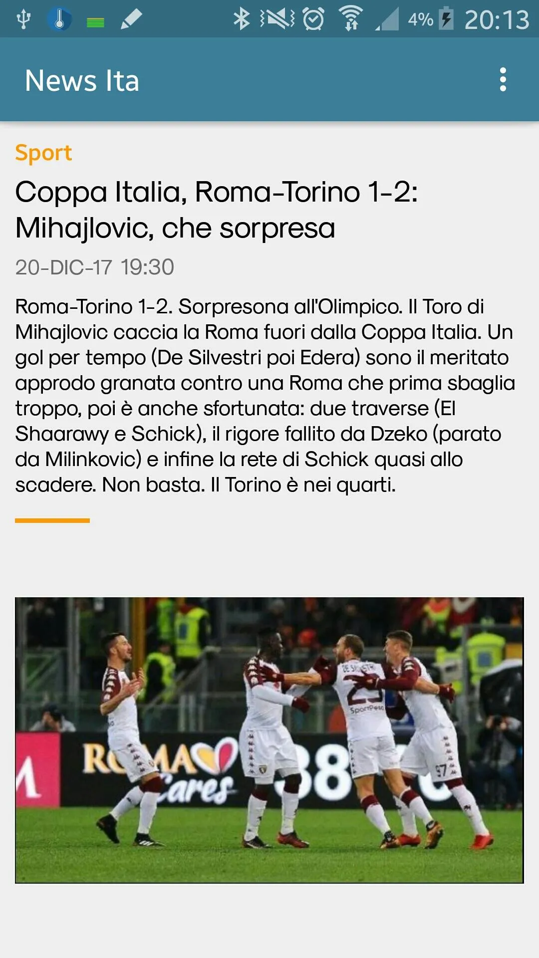 News Italia | Indus Appstore | Screenshot