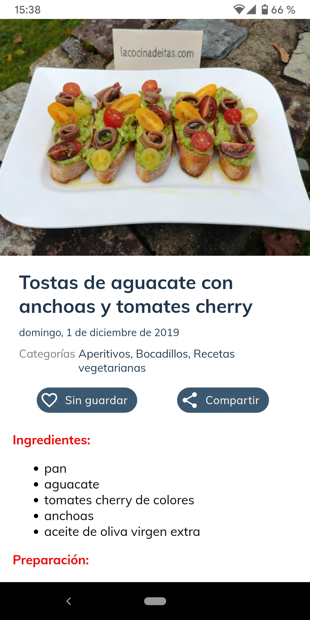 La cocina de Itas | Indus Appstore | Screenshot