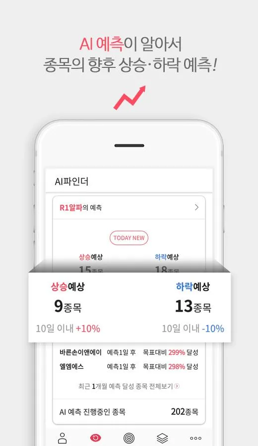 레이더스탁-AI 증권앱, 5가지 인공지능의 종목관리와  | Indus Appstore | Screenshot