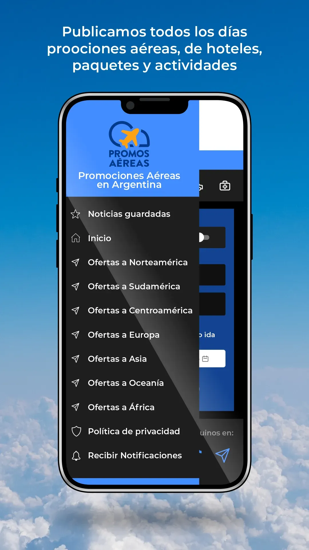 Promos Aéreas - Vuelos baratos | Indus Appstore | Screenshot