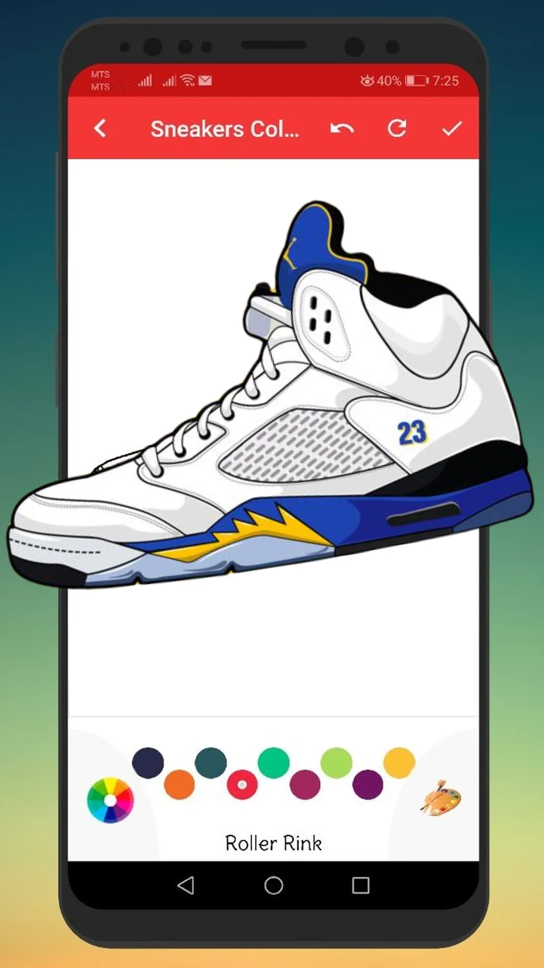 Sneakers Coloring Book. Fun | Indus Appstore | Screenshot