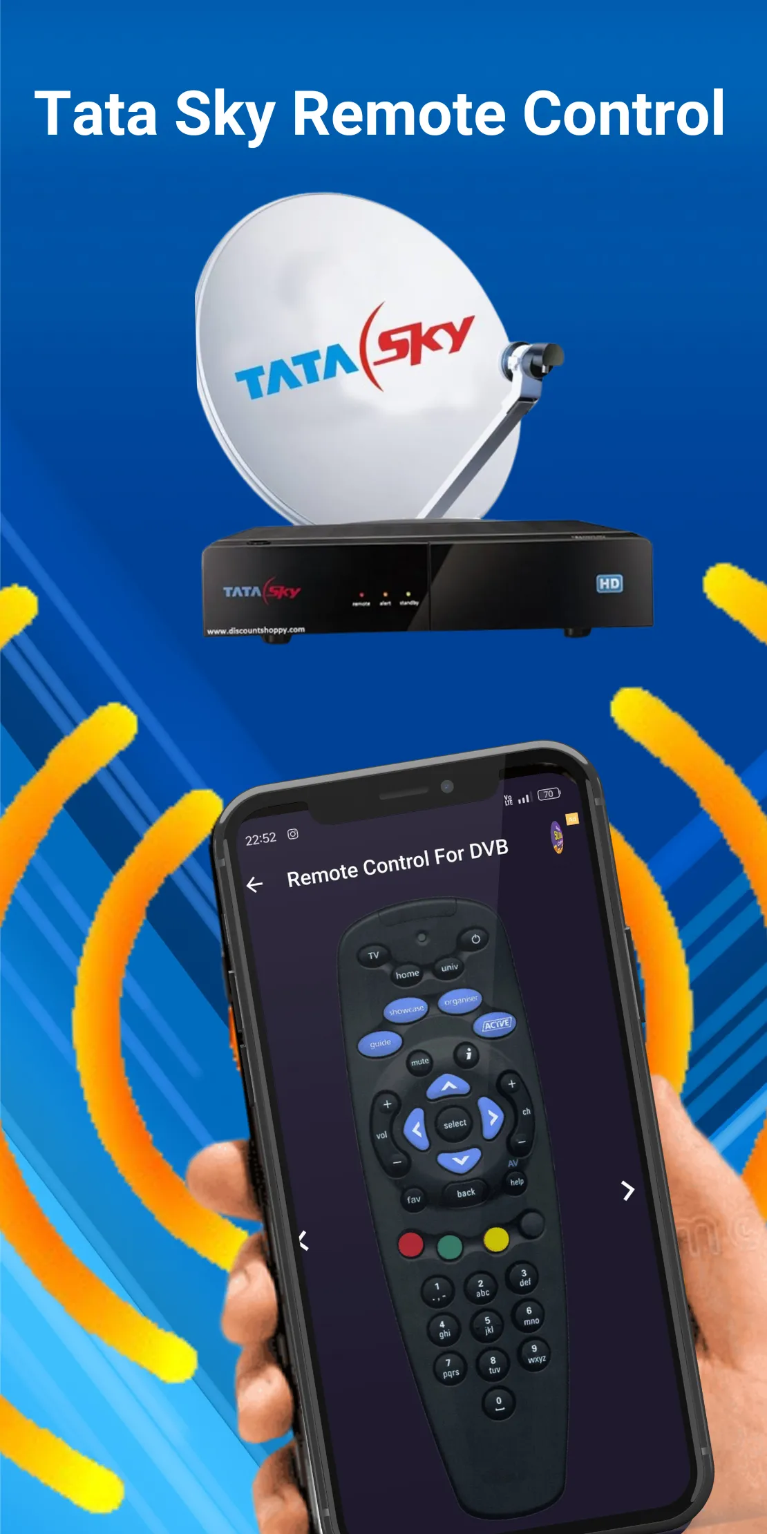 Remote Control Dish Cable Box | Indus Appstore | Screenshot