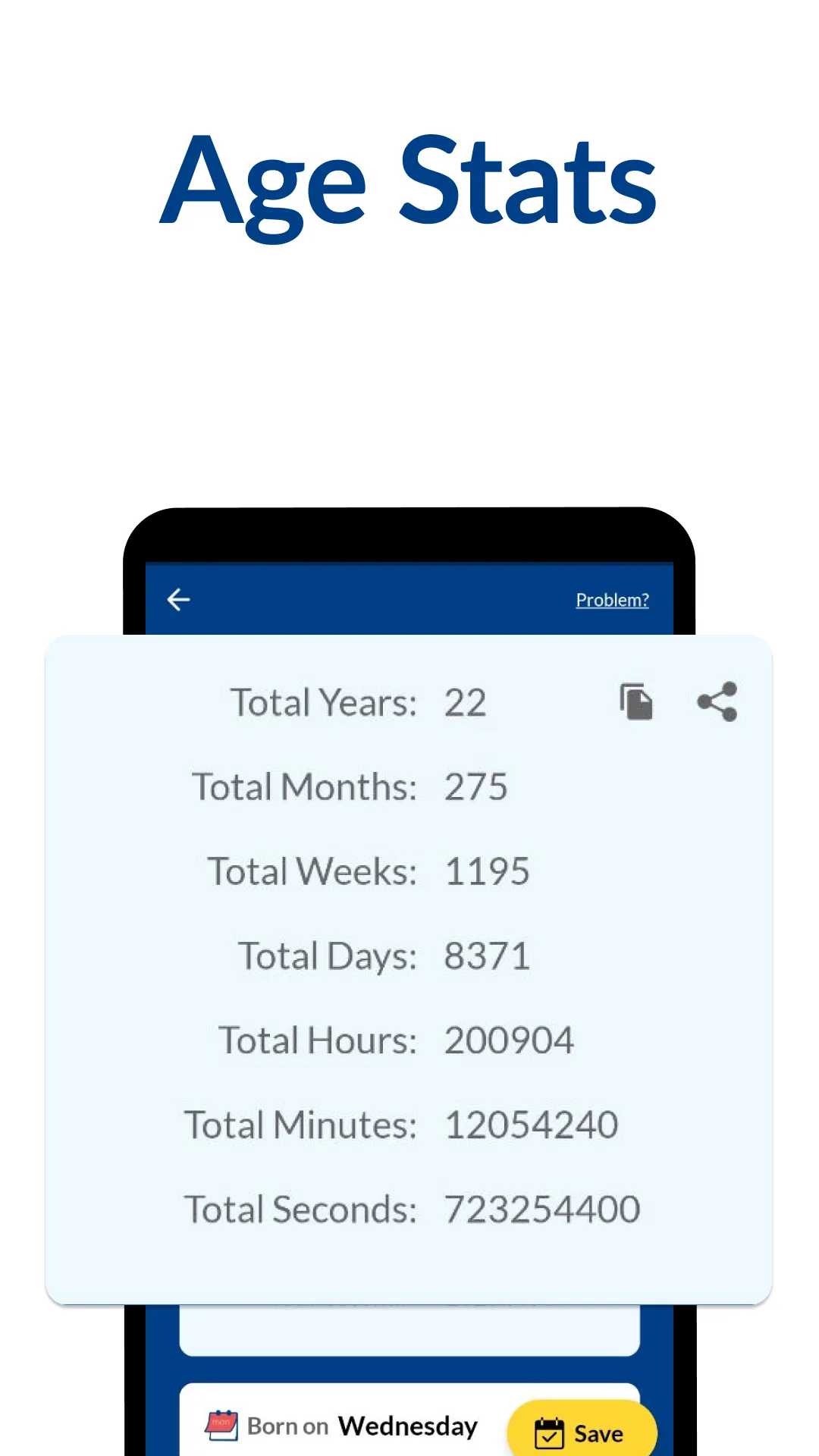 Age Calculator: Date of Birth | Indus Appstore | Screenshot