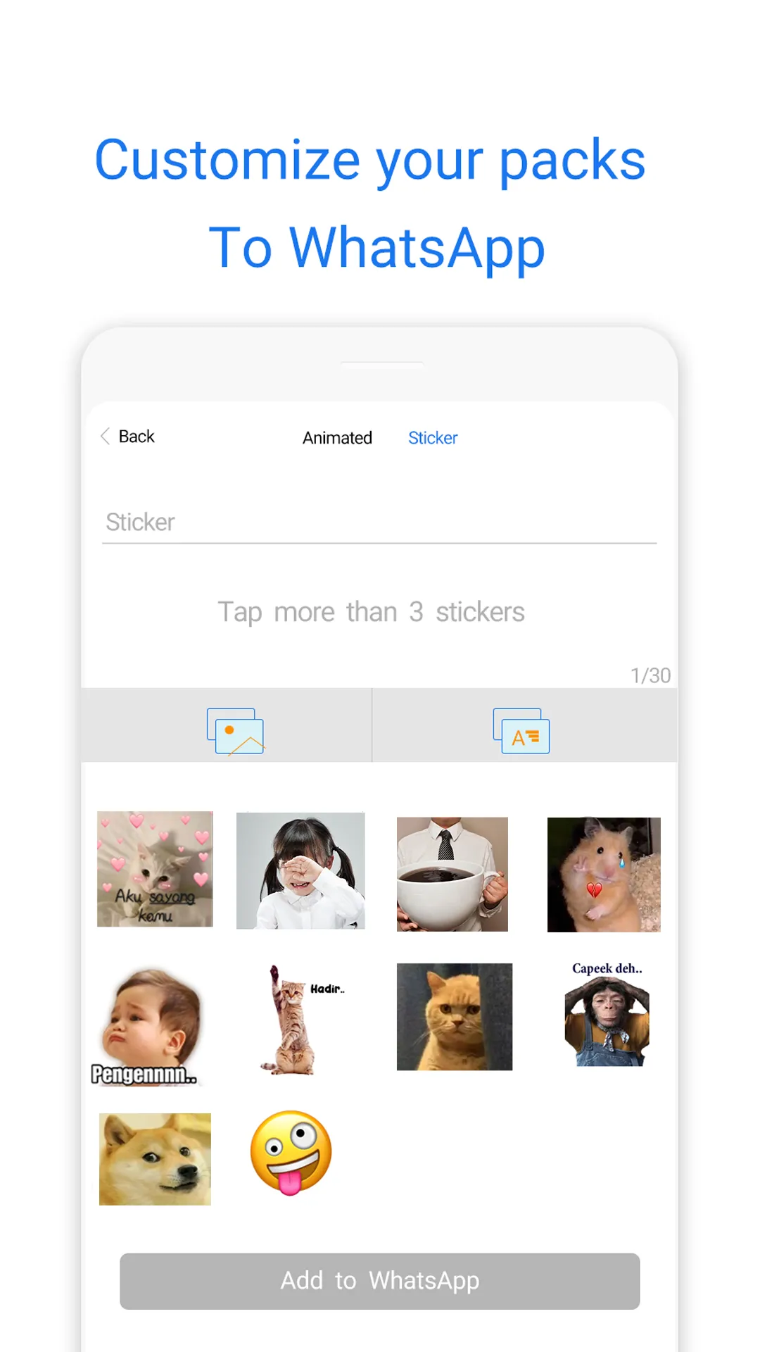 Animated Sticker For WhatsApp | Indus Appstore | Screenshot