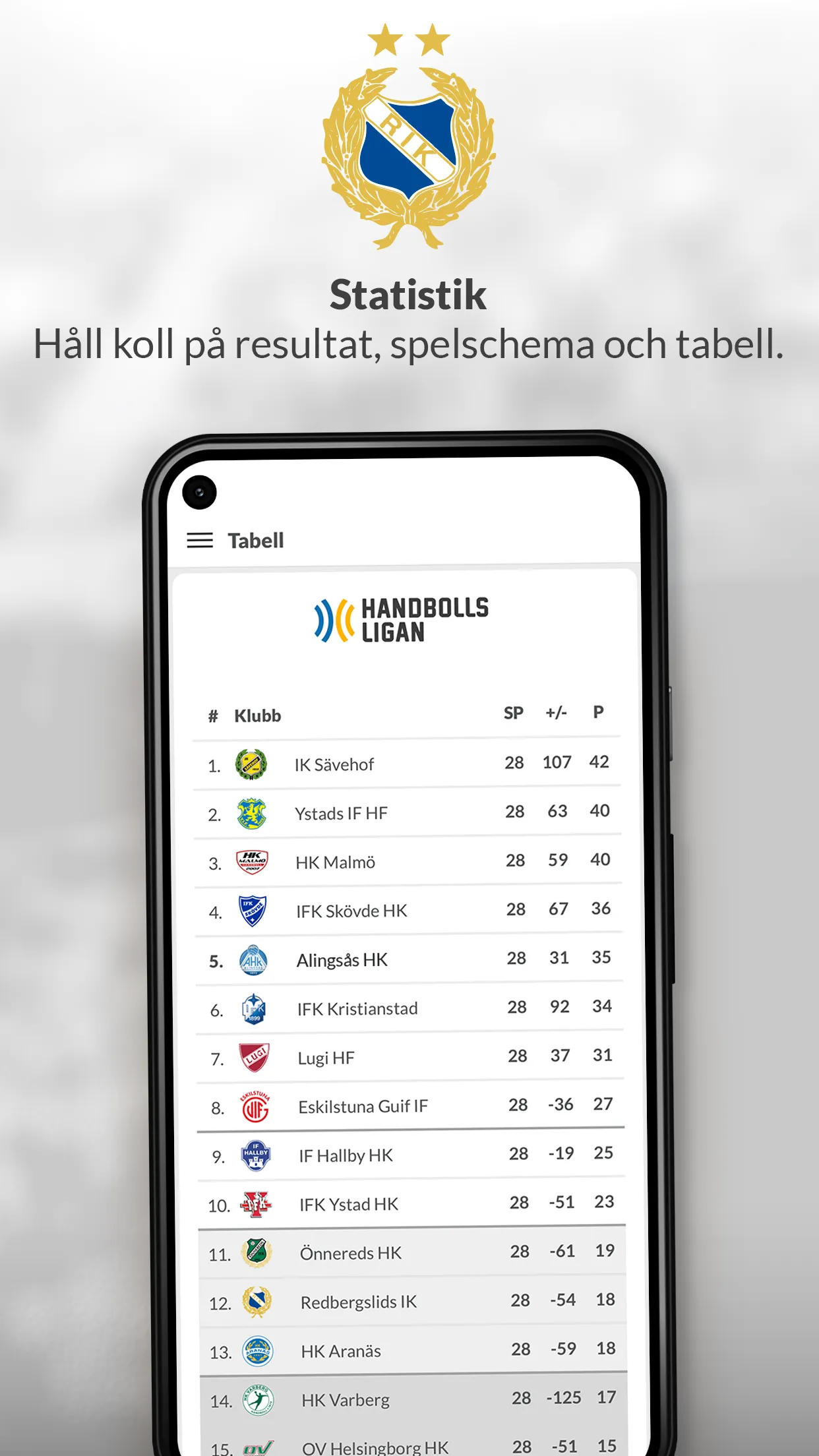 Redbergslid - Gameday | Indus Appstore | Screenshot