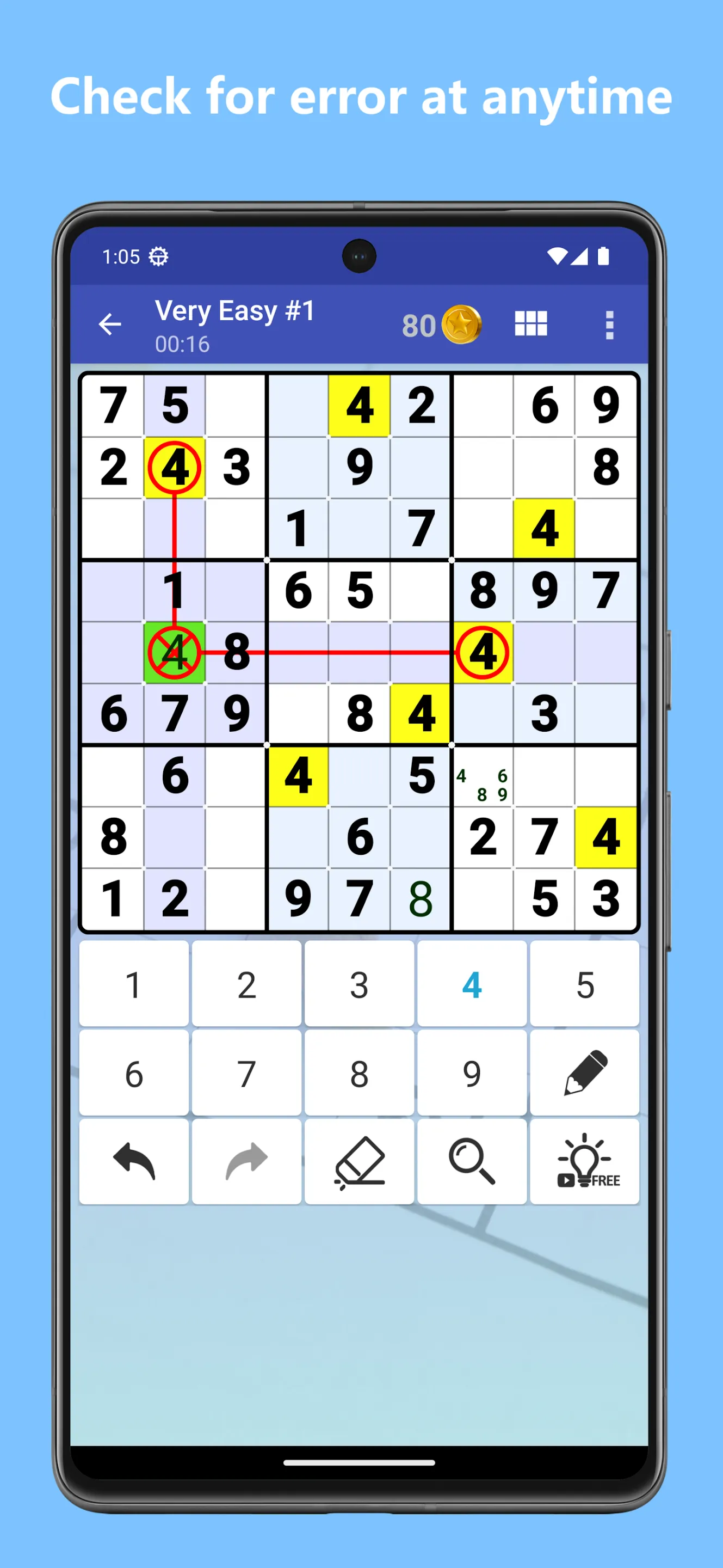 Sudoku - Classic Brain Puzzle | Indus Appstore | Screenshot