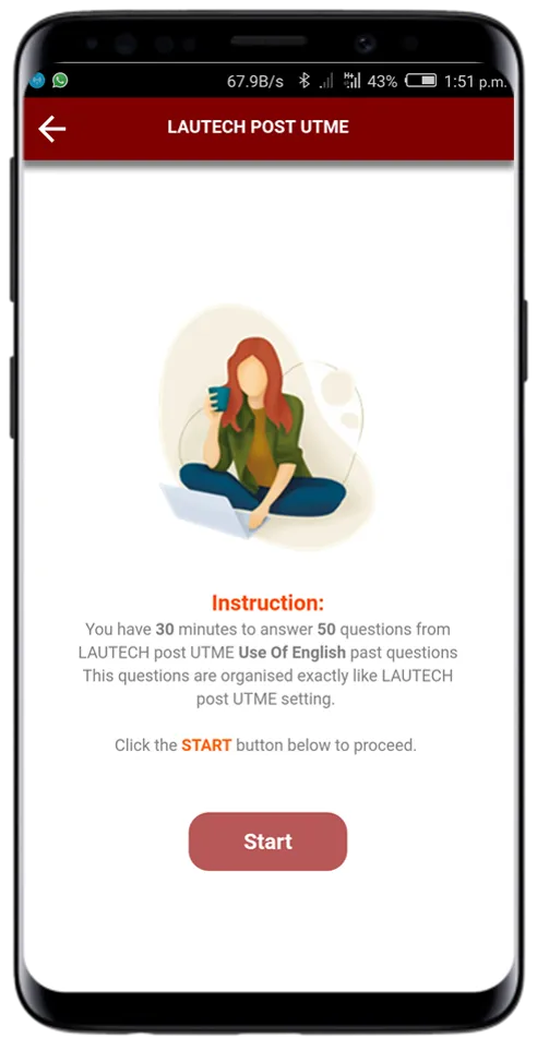 LAUTECH POST UTME | Indus Appstore | Screenshot