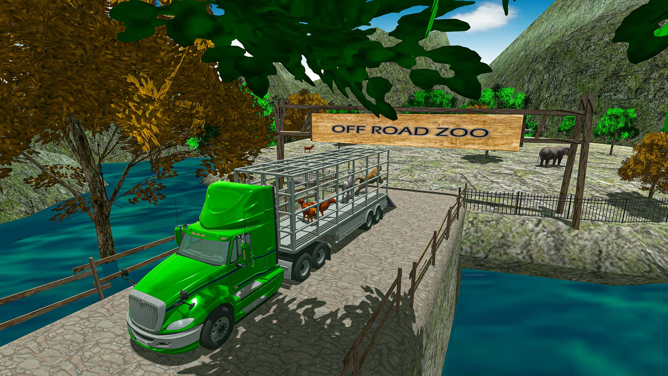 Wild Animal Truck Simulator | Indus Appstore | Screenshot