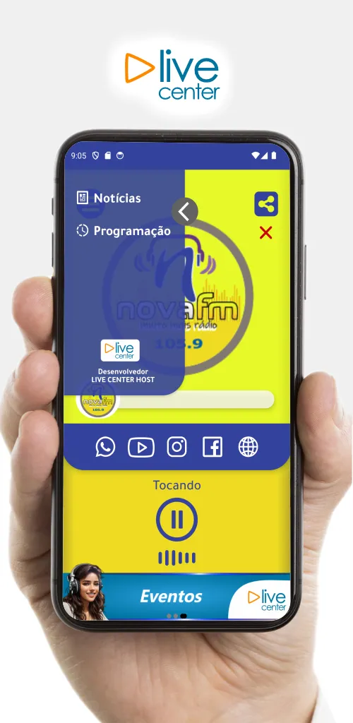 Rádio Nova FM 105 | Indus Appstore | Screenshot