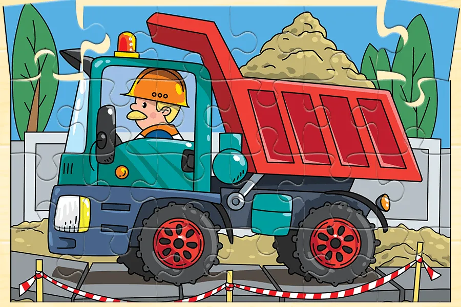 Construction Vehicles Puzzle | Indus Appstore | Screenshot